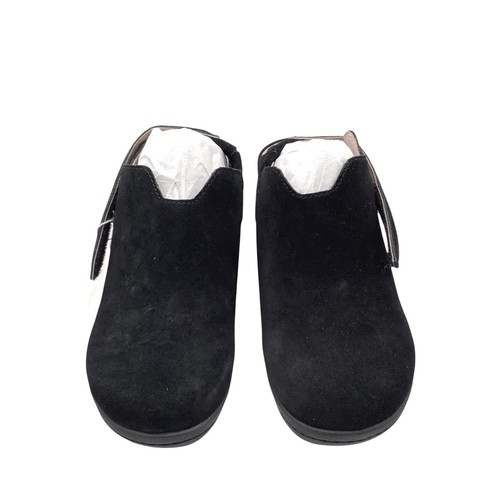 Jambu womens black suede clogs - jambu,
